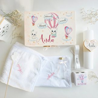 Trusou botez personalizat Micuța Pisicuță