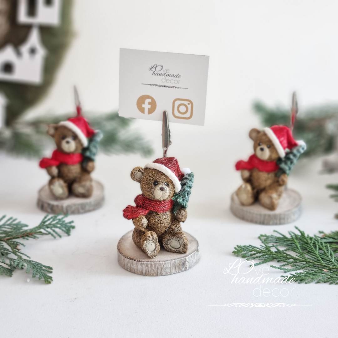 Figurina Urs cu Brad 3D - imagine 4