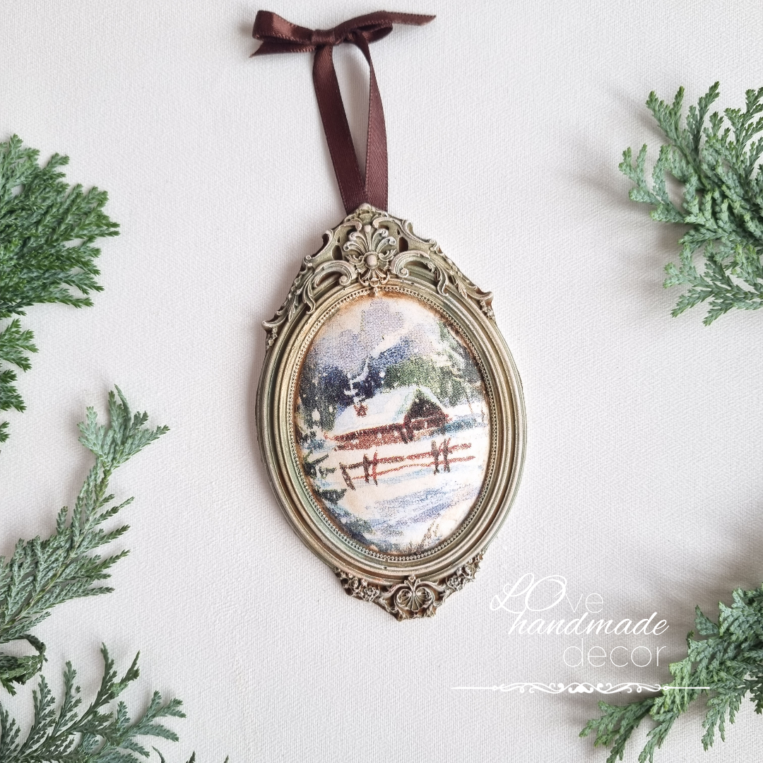Ornament Brad Vintage - Verde