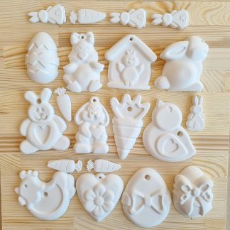Set figurine pentru pictat Paste- 20 buc