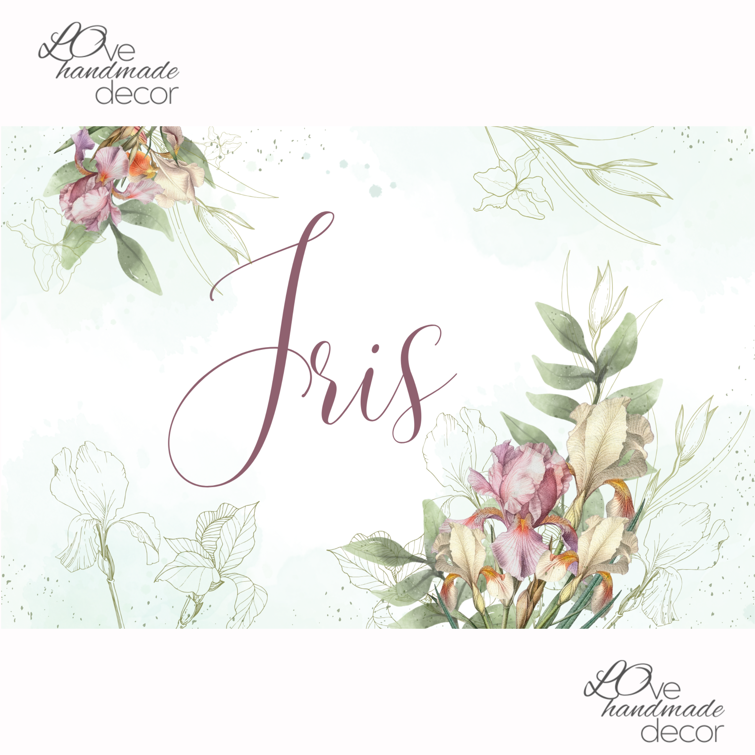 Trusou Botez personalizat Botanica - imagine 4