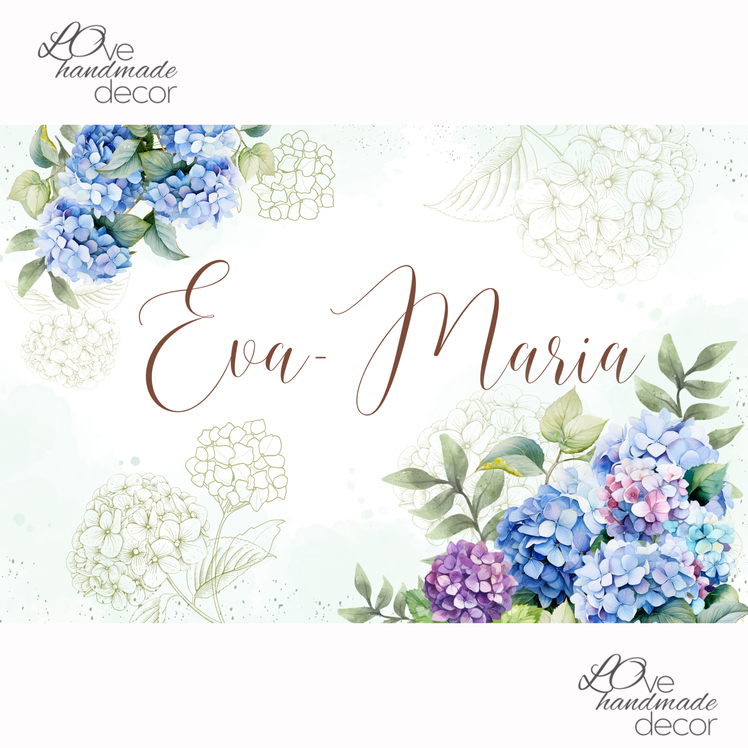 Trusou Botez personalizat Botanica - imagine 2